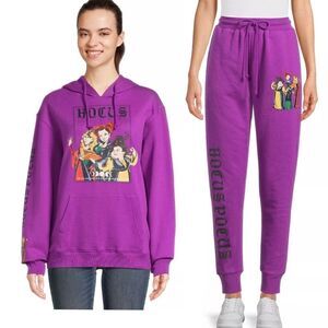 New Women's Halloween Hocus-Pocus Hoodie and Joggers Track Suit, Size M 7-9